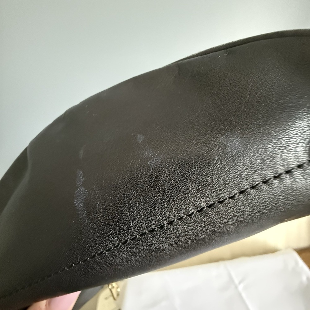 Vintage Coach Canteen Waist Fanny Pack Sling Black Leather Bag Purse 1997 - Picture 12 of 15